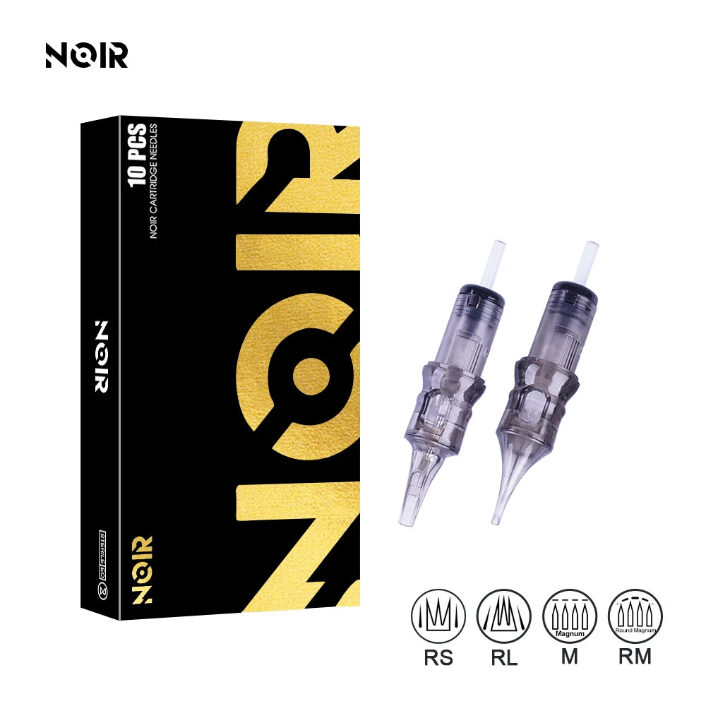 10PCS Noir Tattoo Cartridge Needles RL RS RM